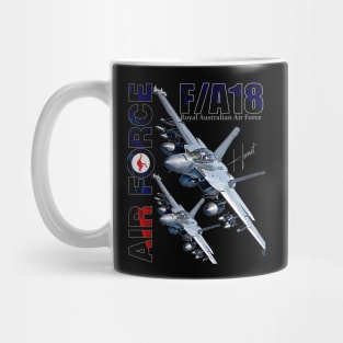 RAAF Australian Air Force FA18 Hornet Fighterjet Mug